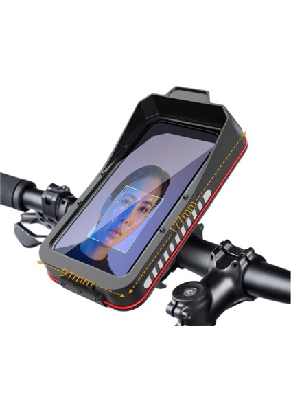 25 yeni elektrikli araba motosiklet yağmur geçirmez cep telefonu tutucu sürüş açık asılı boyun hızlı açma depolama su geçirmez kutu (Yurt Dışından) fırsatları