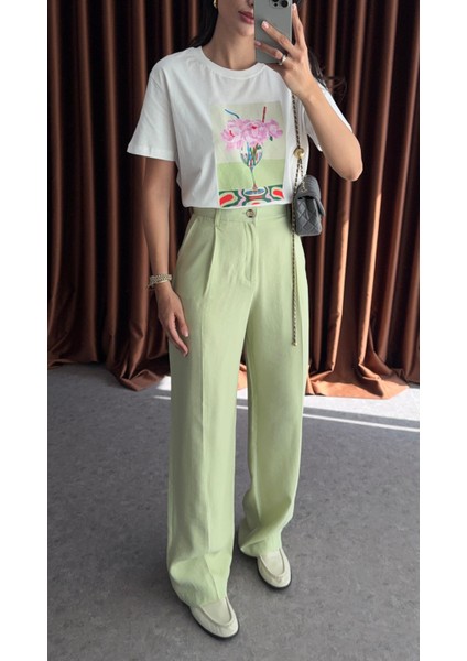 Yazlık Mint Pantolon modelleri