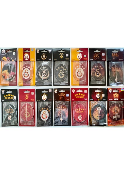 Galatasaray Yıldızlar Geçidi ve Osımhen Asma Araç Kokusu 14'lü Set