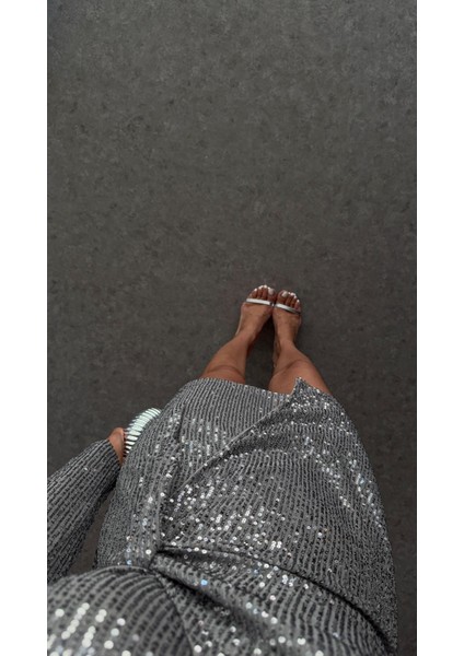 Gümüş Kruvaze Elbise fırsatları