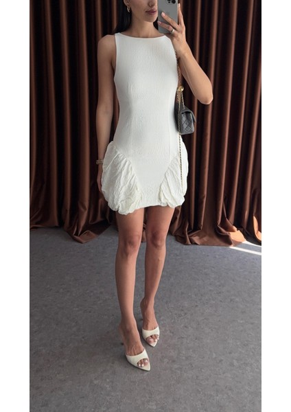 Beyaz Balon Elbise modelleri