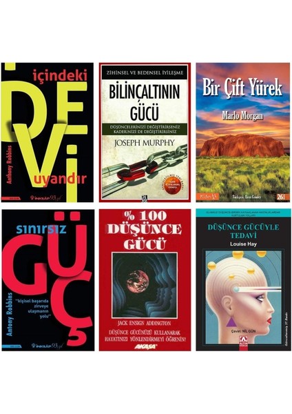 En Çok Okunan En Güçlü Kişisel Gelişim Seti 6 Kitap