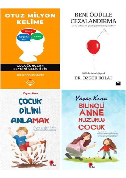 Set Otuz Milyon Kelime – Beni Ödülle Cezalandırma 2 Kitap (4 Kitap Set)
