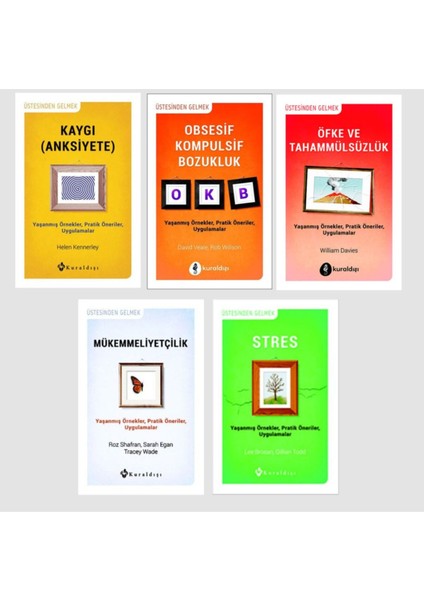 Psikoloji Seti 5 Kitap Kaygı – Obsesif Kompulsif Bozukluk – Öfke ve Tahammülsüzlük - S*tres+1 Kitap