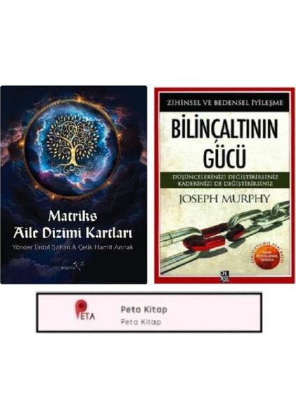 Matriks Aile Dizimi Kartları - Bilinçaltının Gücü (Peta Ayraç Hediye)