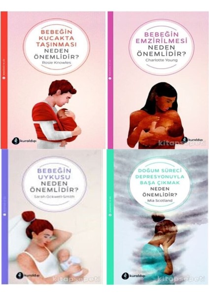 Bebek Gelişim Seti Bebeğin Emzirilmesi – Bebeğin Kucakta Taşınması- Bebeğin Uykusu 4 Kitap Set