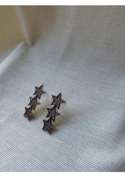 3lü Yıldız Küpe indirimleri