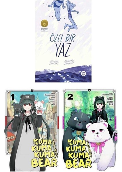 Manga Set Özel Bir Yaz Kuma Kuma Kuma Bear 1-2