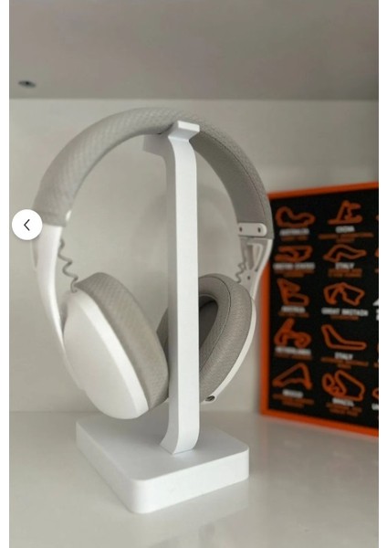 Gamer Kulaklık Standı - Dekoratif Kulaklık Tutucu Beyaz 24CM fiyatları