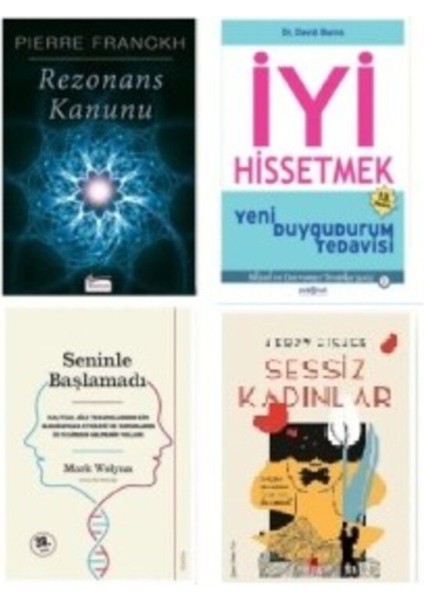 Set Rezonans Kanunu - Iyi Hissetmek - Seninle Başlamadı - (Sessiz Kadınlar Hediye) fiyatları