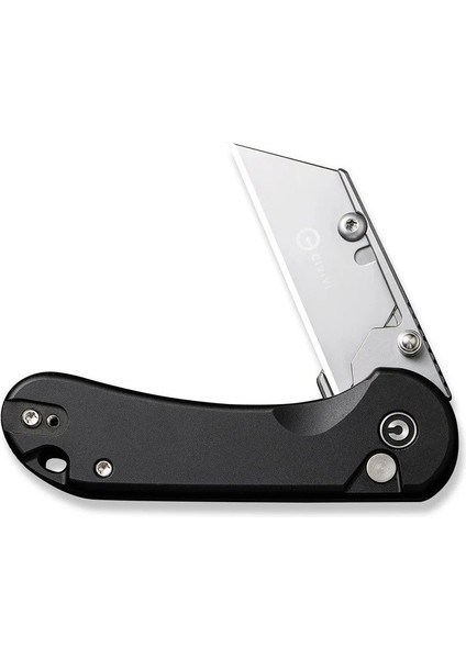 Elementum Utility Thumb Stud & Button Lock Knife Aluminum Black Handle Çakı fırsatları