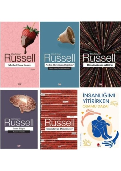 Bertrand Russell Mutlu Olma Sanatı – Neden Hıristiyan Değilim -+3 Kitap ve 1 Kitap Hediye
