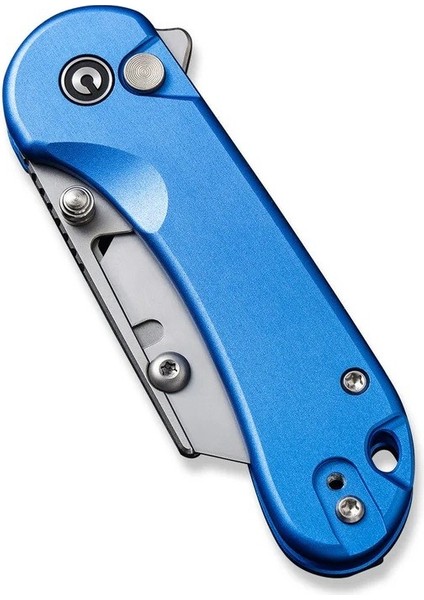 Elementum Utility Thumb Stud & Button Lock Knife Aluminum Blue Handle Çakı indirimleri