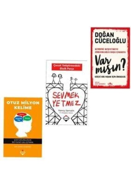 Kendini Keşfetmeye Varmısın Sevmek Yetmez Otuz Milyon Kelime Kişisel Gelişim Seti