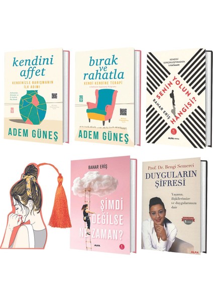 Kendi Kendine Terapi Seti - Adem Güneş - Bahar Eriş -Seti- Kendini Affet - Senin Yolun Hangisi -Ayrç