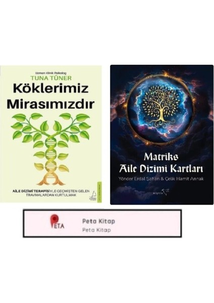 Köklerimiz Mirasımızdır - Matriks Aile Dizimi Kartları (Peta Ayraç Hediye)