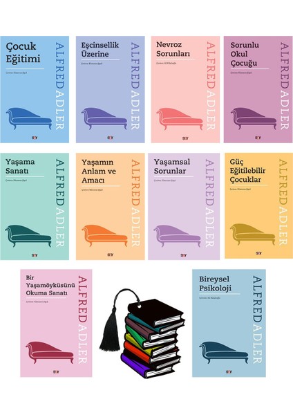Alfred Adler -Tam Set- Çocuk Eğitimi - Eşcinsellik Üzerine - Nevroz Sorunları - Bireysel Psikoloji