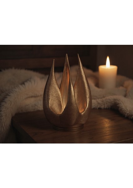 -Talia El Yapımı Modern Heykelsi Abajur, Reçine Gövde & Sanatsal Tasarım, Opal ve Beyaz Difüzörlü modelleri