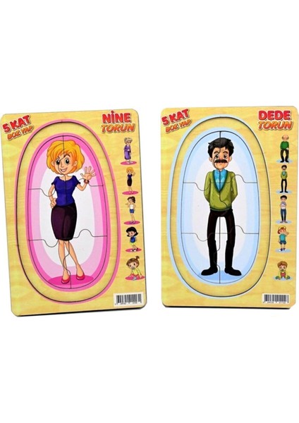 1113-1114 Cc, Ahşap Memo Nine-Dede-Torun Yapboz fiyatları