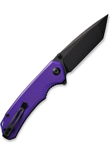 Brazen Flipper & Thumb Stud Knife Purple & Black G10 Handle Çakı modelleri