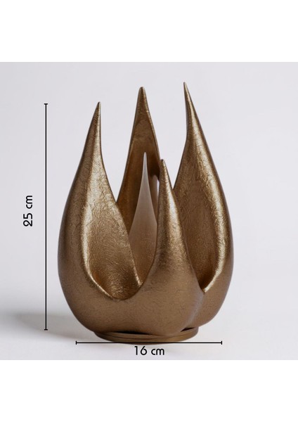 -Talia El Yapımı Modern Heykelsi Abajur, Reçine Gövde & Sanatsal Tasarım, Opal ve Beyaz Difüzörlü