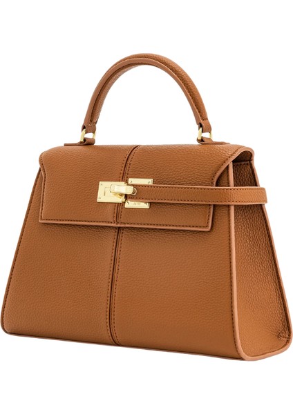 Jw Peı Kahverengi Elise Vegan Deri Büyük Üst Saplı Çanta modelleri