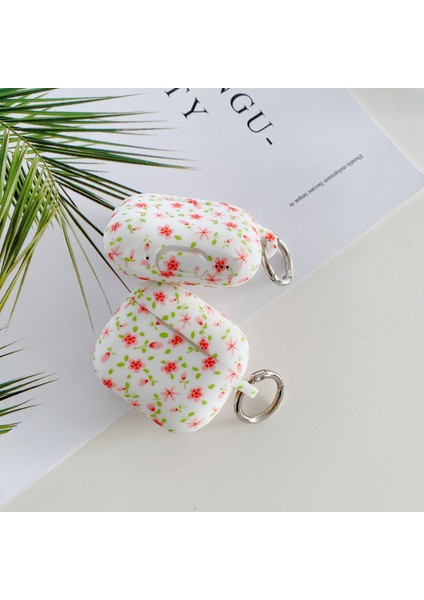 Airpods 3. Nesil Uyumlu Çiçek Desenli Silikon Kulaklık Kılıfı – Karabinalı, Esnek, Darbe ve Çizilmeye Karşı Koruyucu Kapak, Şarj ile Uyumlu Premium Tasarım modelleri