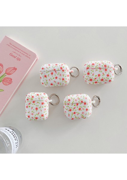 Airpods 3. Nesil Uyumlu Çiçek Desenli Silikon Kulaklık Kılıfı – Karabinalı, Esnek, Darbe ve Çizilmeye Karşı Koruyucu Kapak, Şarj ile Uyumlu Premium Tasarım indirimleri