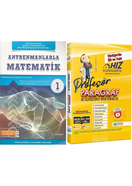 larla Matematik 1 ve Evrensel Profesör Paragraf Seti 2 Kitap
