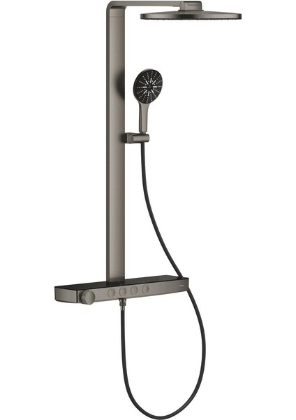 Rainshower Aqua Pure Duvara Monte Termostatik Bataryalı Duş Sistemi Br.hard Graphite – 100964AL00