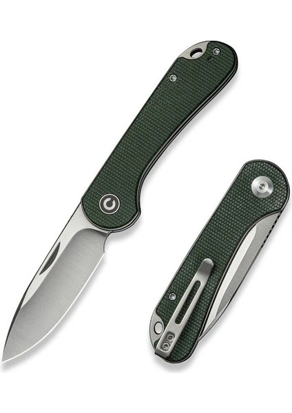 Elementum Slip Joint Knife Green Micarta Handle Çakı fiyatları