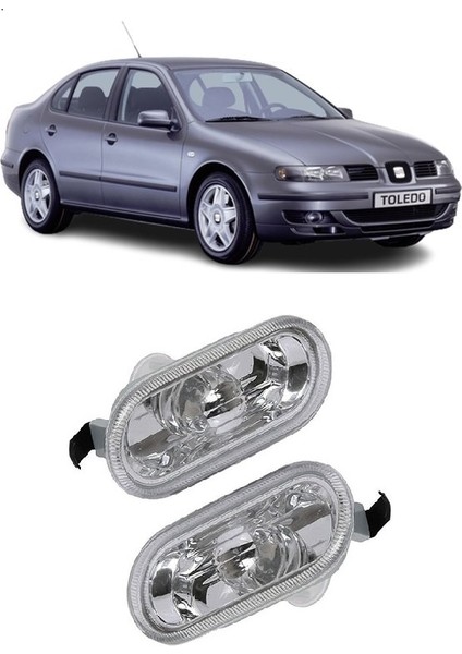 Seat Toledo 1999-2004 Uyumlu Çamurluk Sinyali Sağ + Sol Takım 2 Adet 1J0949117