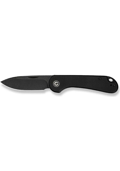 Elementum Slip Joint Knife All Black G10 Handle Çakı