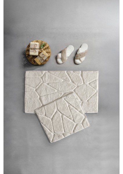 Grano Banyo Paspas Seti Krem