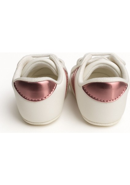 Şık Çizgili Kız Bebek Patiği 18-19 Numara modelleri