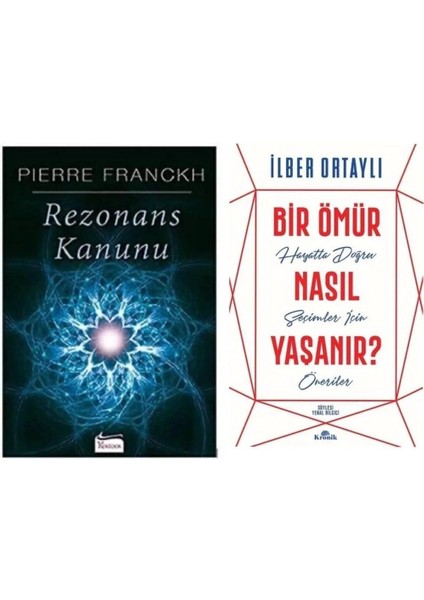 Rezonans Kanunu - Pierre Franckh+Bir Omur Nasil Yasanir-Ilber Ortayli 2 Set