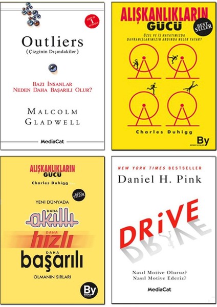 Outliers Malcolm Gladwell Drive Daniel H. Pink Alışkanlıkların Gücü Charles Duhigg Yeni Dünyada Daha