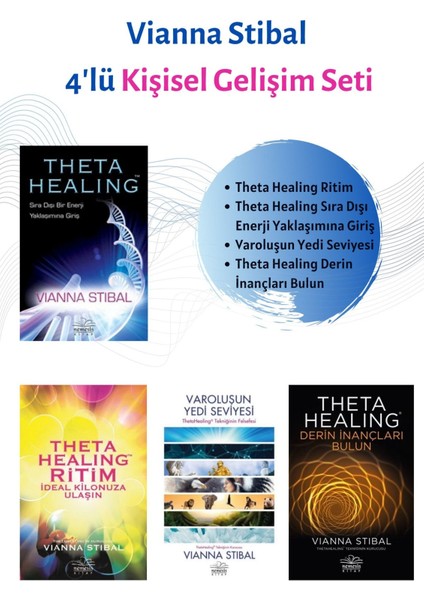 Vianna Stibal 4'lü Kişisel Gelişim Seti (Theta Healing )