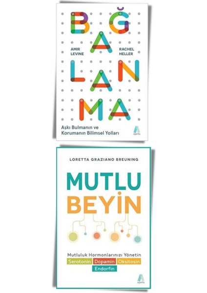 Bağlanma ve Mutlu Beyin Seti (2 Kitap) Bağlanma, Mutlu Beyin
