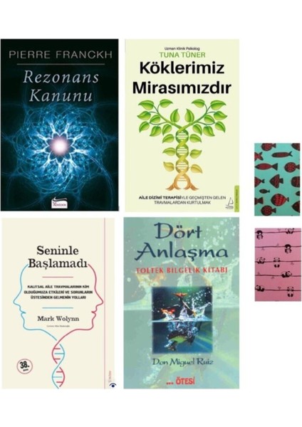 Rezonans Kanunu - Kökllerimiz Mirasımızdır - Seninle Başlamadı - Dört Anlaşma (Defter Hediye)