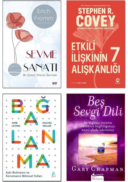 Bağlanma Etkili Ilişkinin 7 Alışkanlığı Beş Sevgi Dili Gary Chapman Sevme Sanatı Erich Fromm