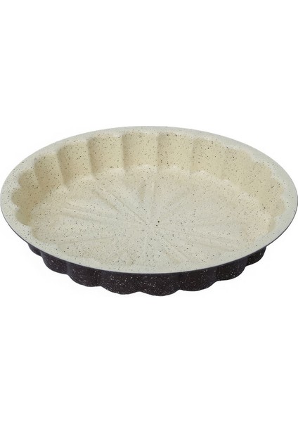 Karbon Çelik 30 cm Yuvarlak Dilimli Tart Turta Kek Kalıbı MT211