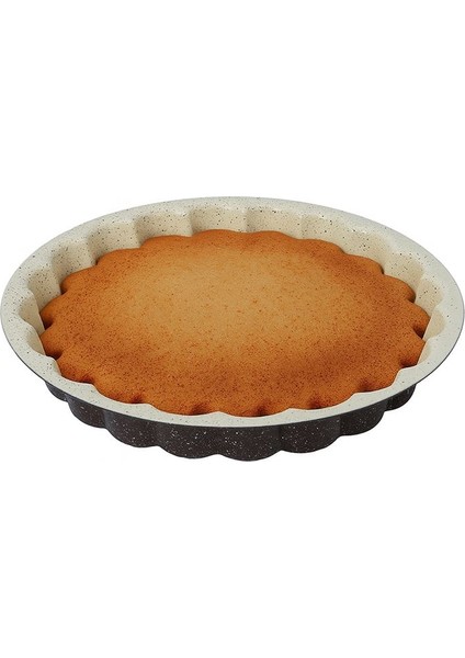 Karbon Çelik 30 cm Yuvarlak Dilimli Tart Turta Kek Kalıbı MT211 modelleri