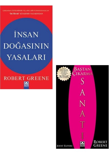 2 Kitalık Set (Insan Doğasının Yasaları # Baştan Çıkarma Sanatı) Robert Greene