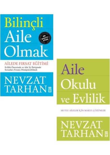 Bilinçli Aile Olmak + Aile Okulu ve Evlilik 2 Kitap Set - Nevzat Tarhan