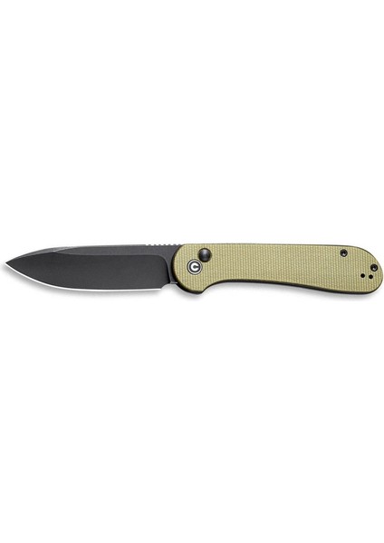 Button Lock Elementum Pocket Knife Micarta Handle Çakı