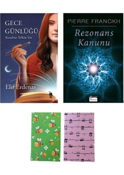 Set Gece Günlüğü - Rezonans Kanunu - 2 Adet Not Defteri Hediye