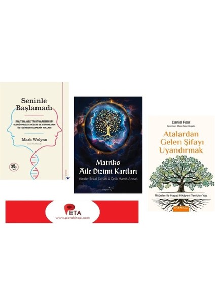 Seninle Başlamadı-Matriks Aile Dizimi Kartlar-Atalardan Gelen Şifayı Uyandırmak (Peta Ayraç Hediye)