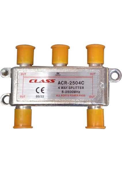 Class ACR-2504C 1-4 Splıtter 5-2500 Mhz Uydu Çanak Splitter