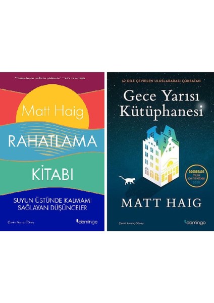 Rahatlamakitabı + Gece Yarısı Kütüphanesi 2 Kitap Set